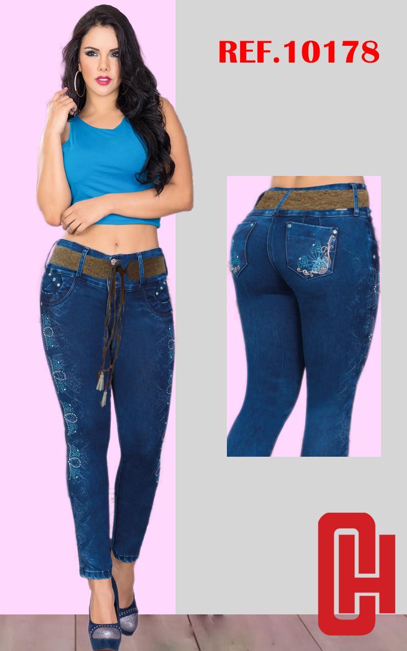 JEANS DAMA CHEVIOTTO.